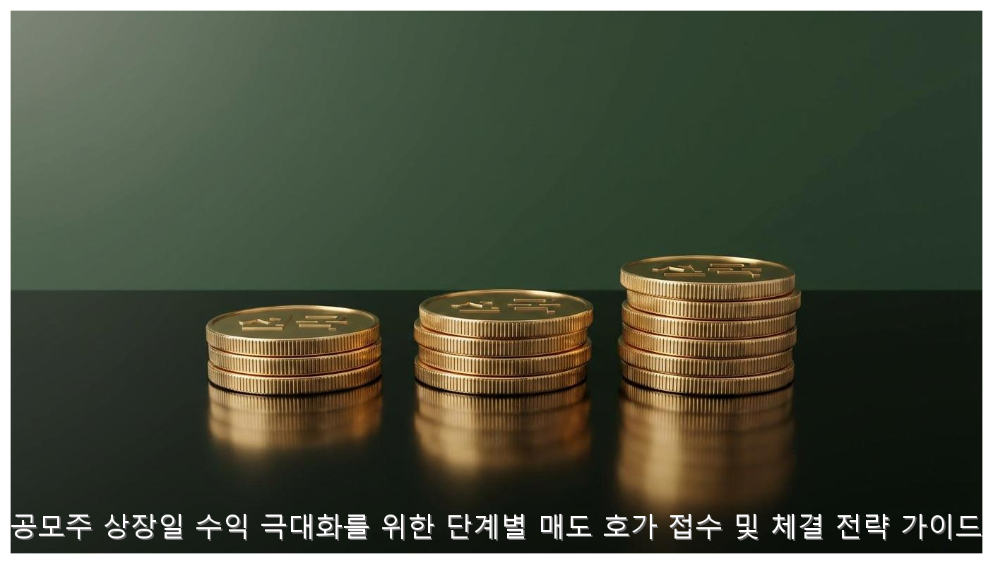 공모주 상장일 수익 극대화를 위한 단계별 매도 호가 접수 및 체결 전략 가이드 핵심 안내 및 분석 인포그래픽 (6)