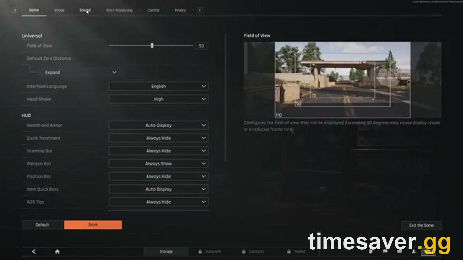 Arena Breakout: Infinite Sound settings menu with Spatial Audio switched Off, showing the toggle most players should leave On