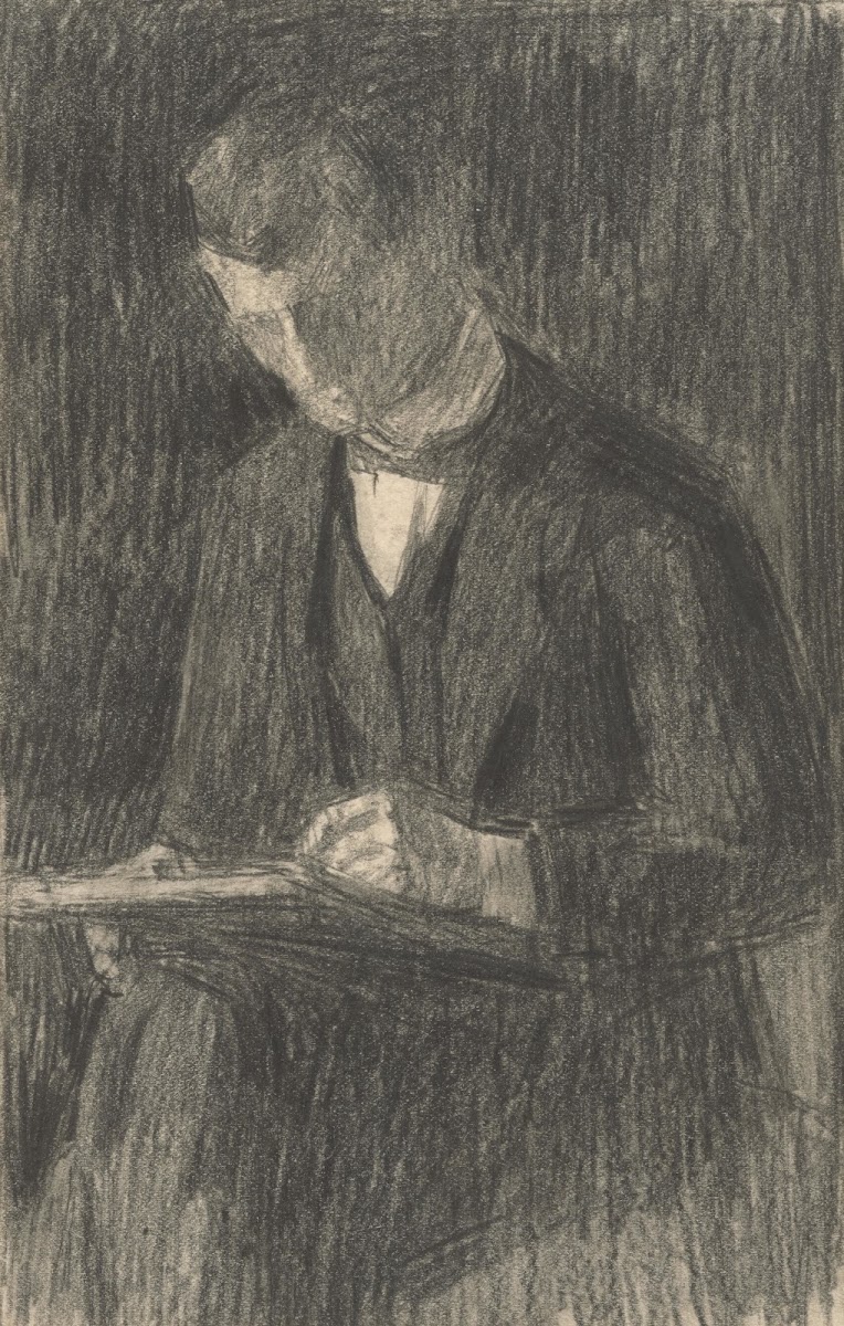 Study of a Man Reading a Book 19051914