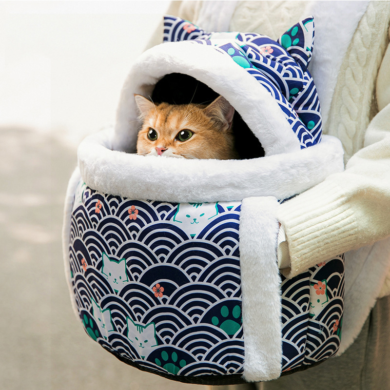 Double Shoulder Backpack with Animal Theme for Pets
