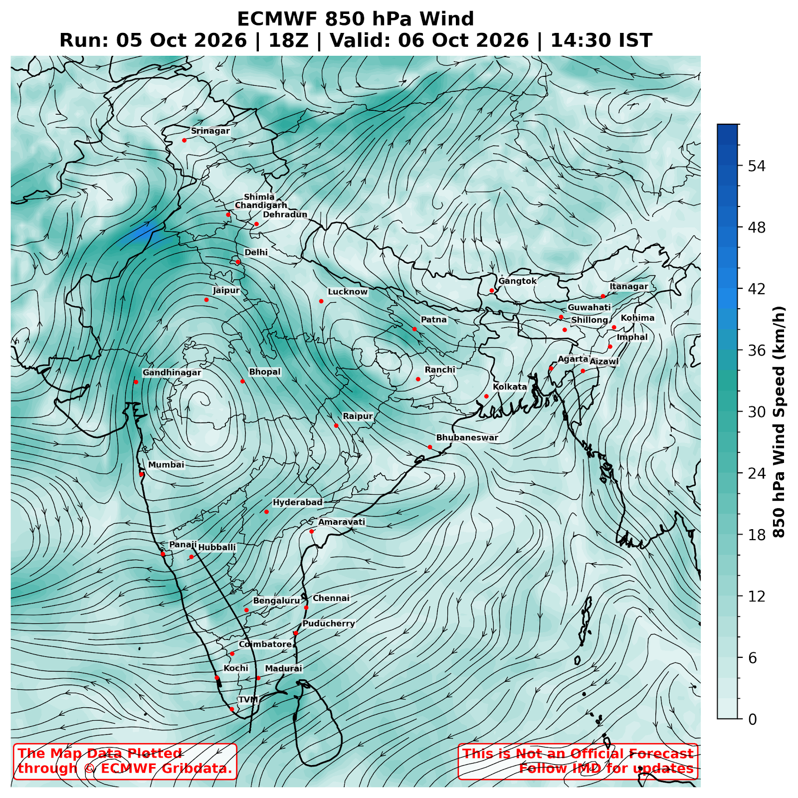 North India / Wind - MasRainMan Weather