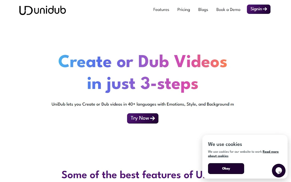 Captura de UniDub.co