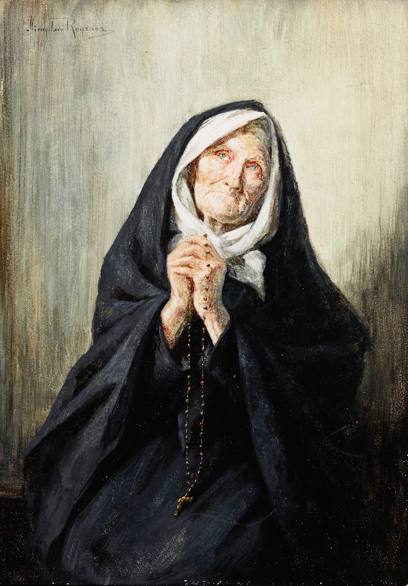 Old Woman Praying 1907