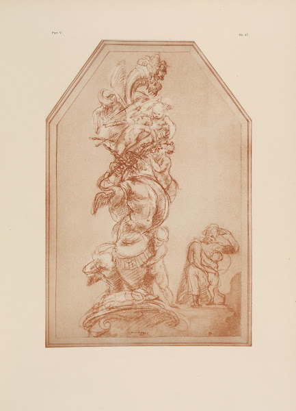 Correggio  Drawing of large pile of objects 1900