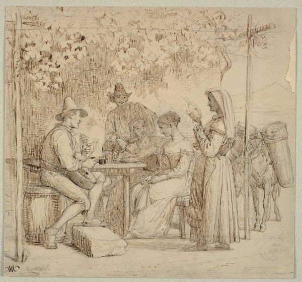 Udenfor et osteri