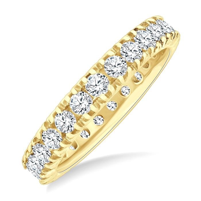 Eternity Diamond Wedding Band 33370DHFGYG-1.50
