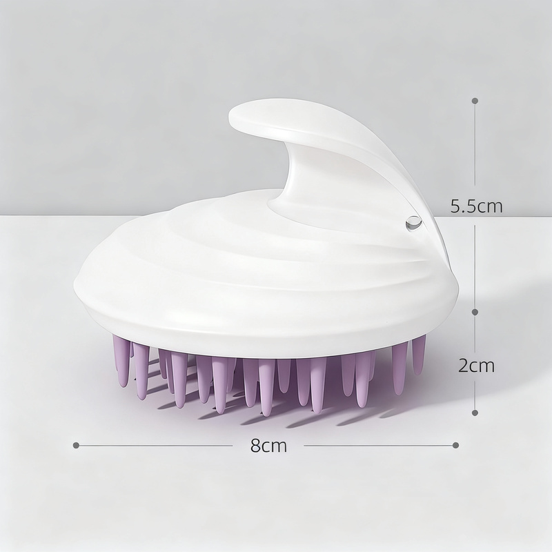 Silicone Scalp Brush for Massaging and Cleansing
