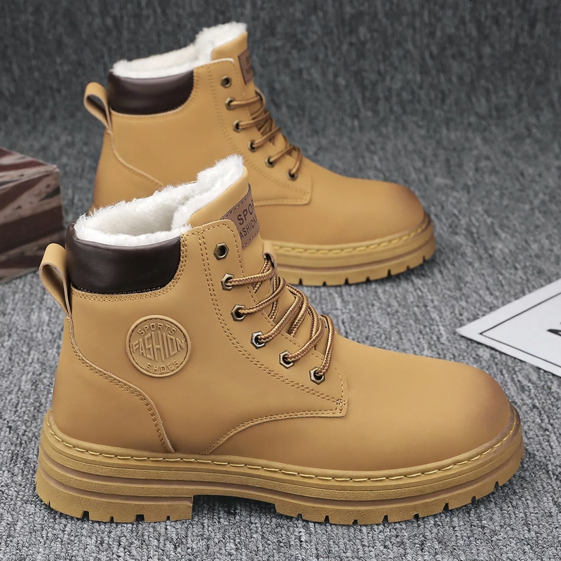 Men's Work Boots, Insulated, in British Style