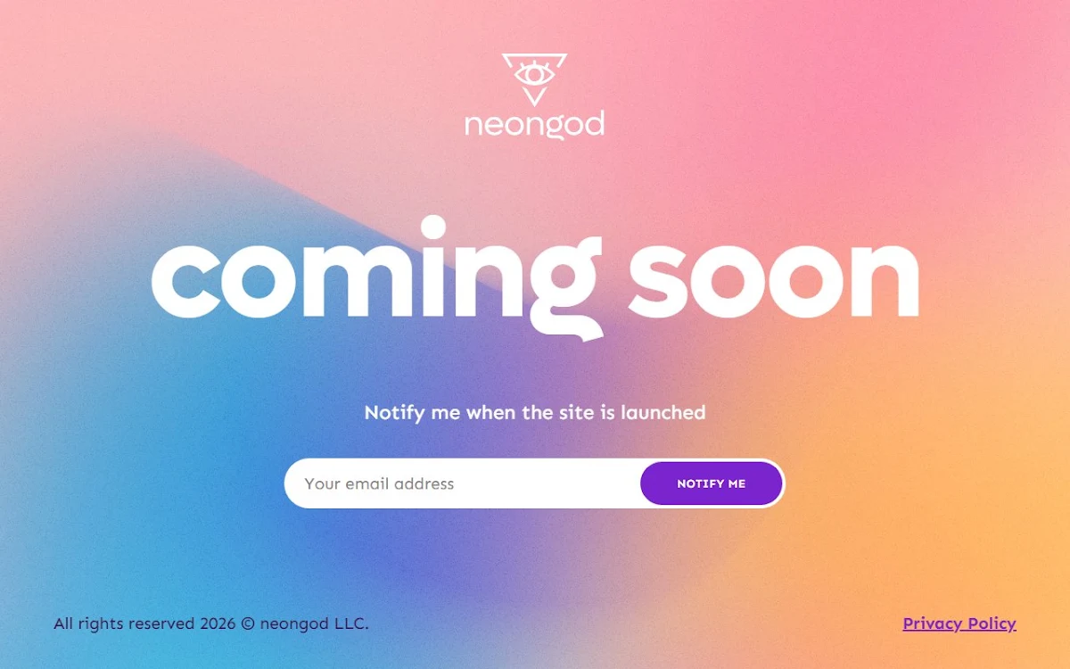 Captura de neongod.ai