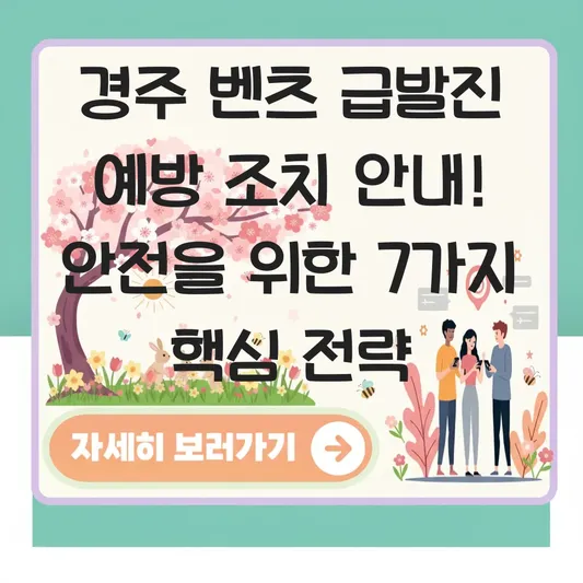 경주 벤츠 급발진 예방 조치 안내