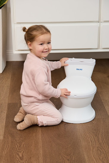 Дитячий горщик Twins Туалет сірий
