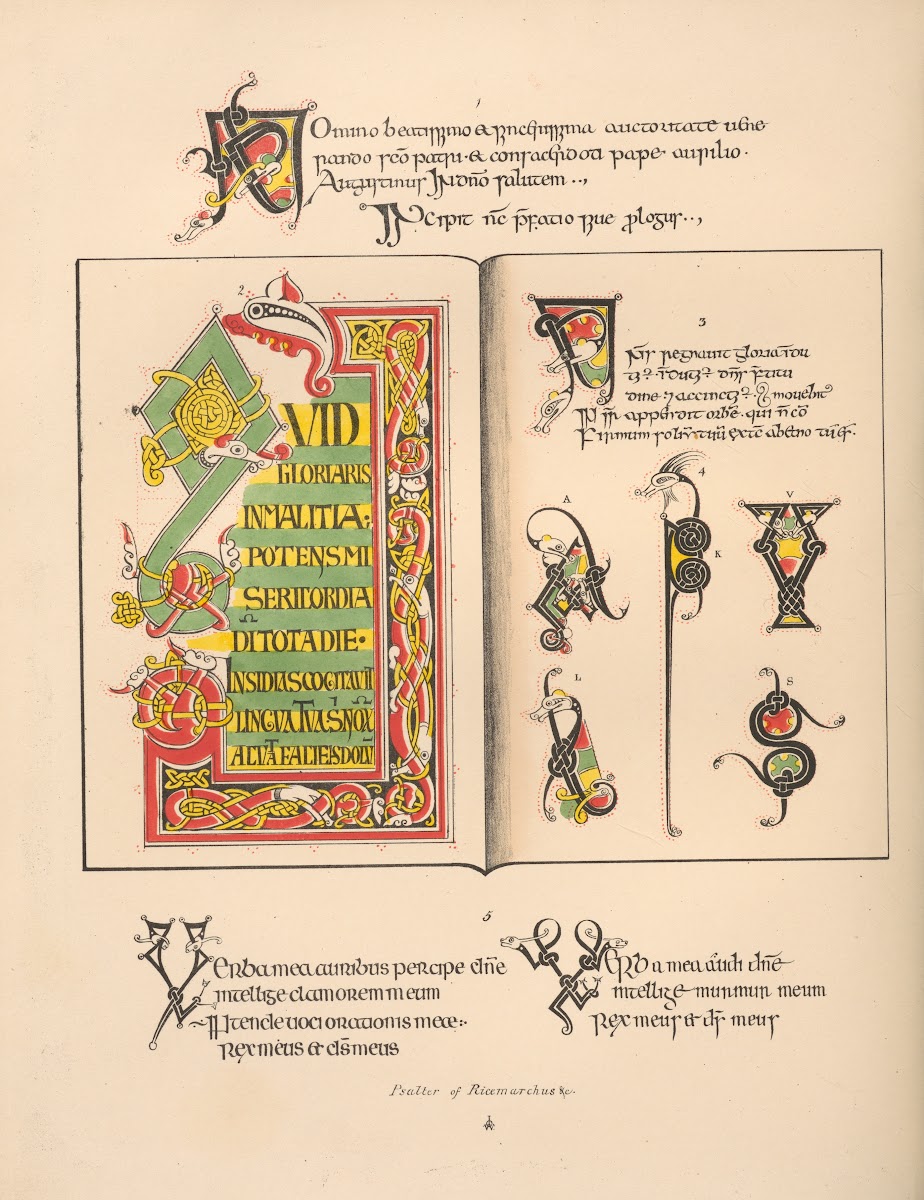 Psalter of Ricemarchus c 1845