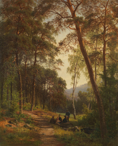 Picknick auf der Waldlichtung Ca 1865 1870