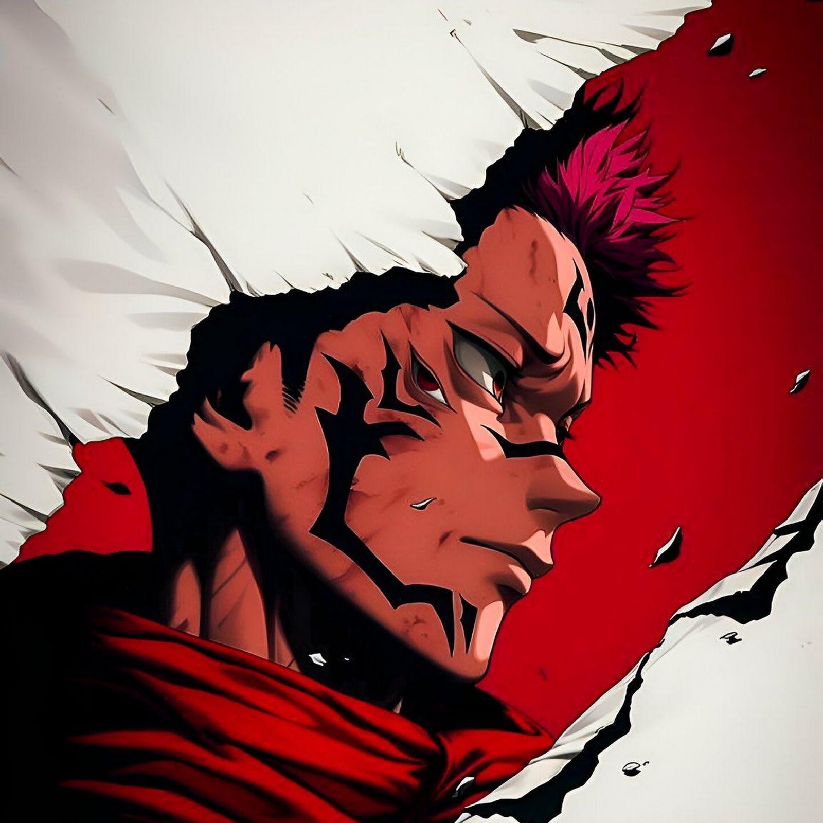 Download Ryomen Sukuna From Jujutsu Kaisen Full HD iPhone
