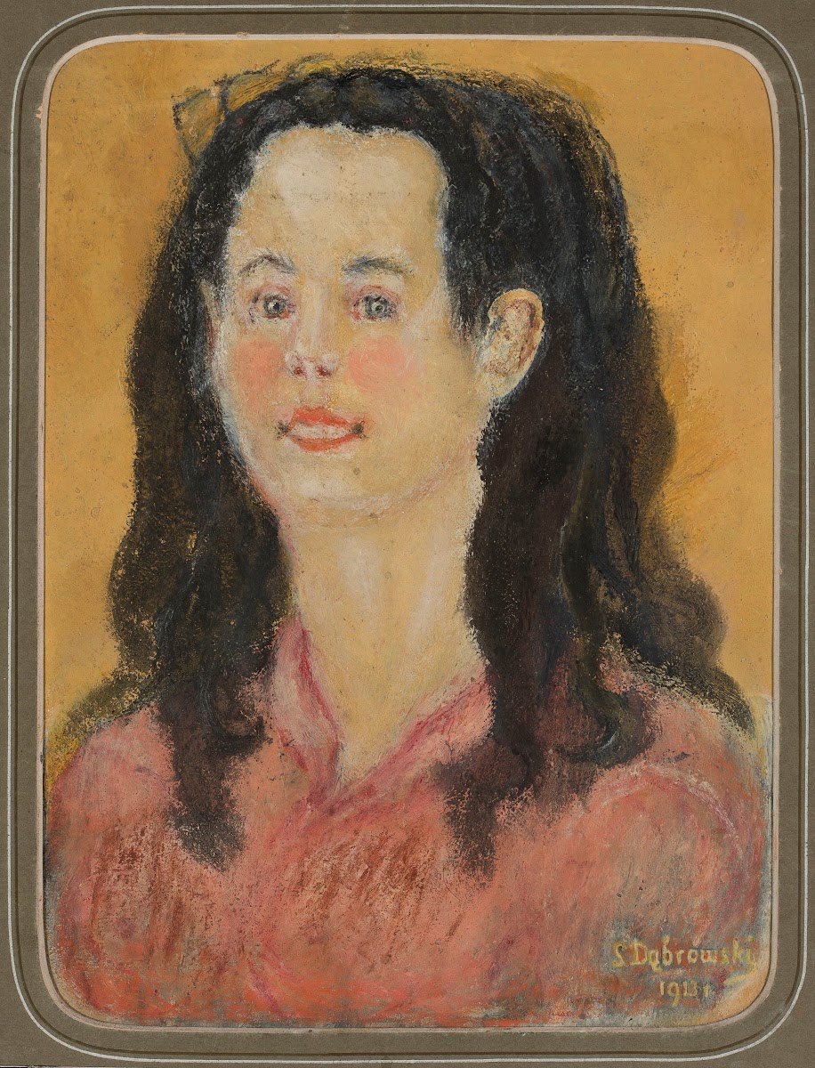Study Portrait of a young woman 1913