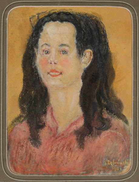 Study Portrait of a young woman 1913
