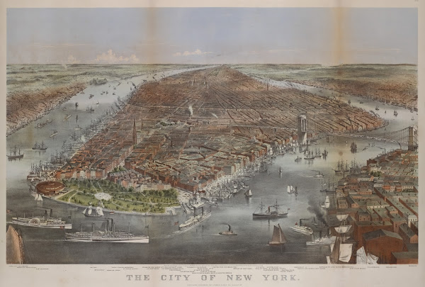 The City of New York 1870