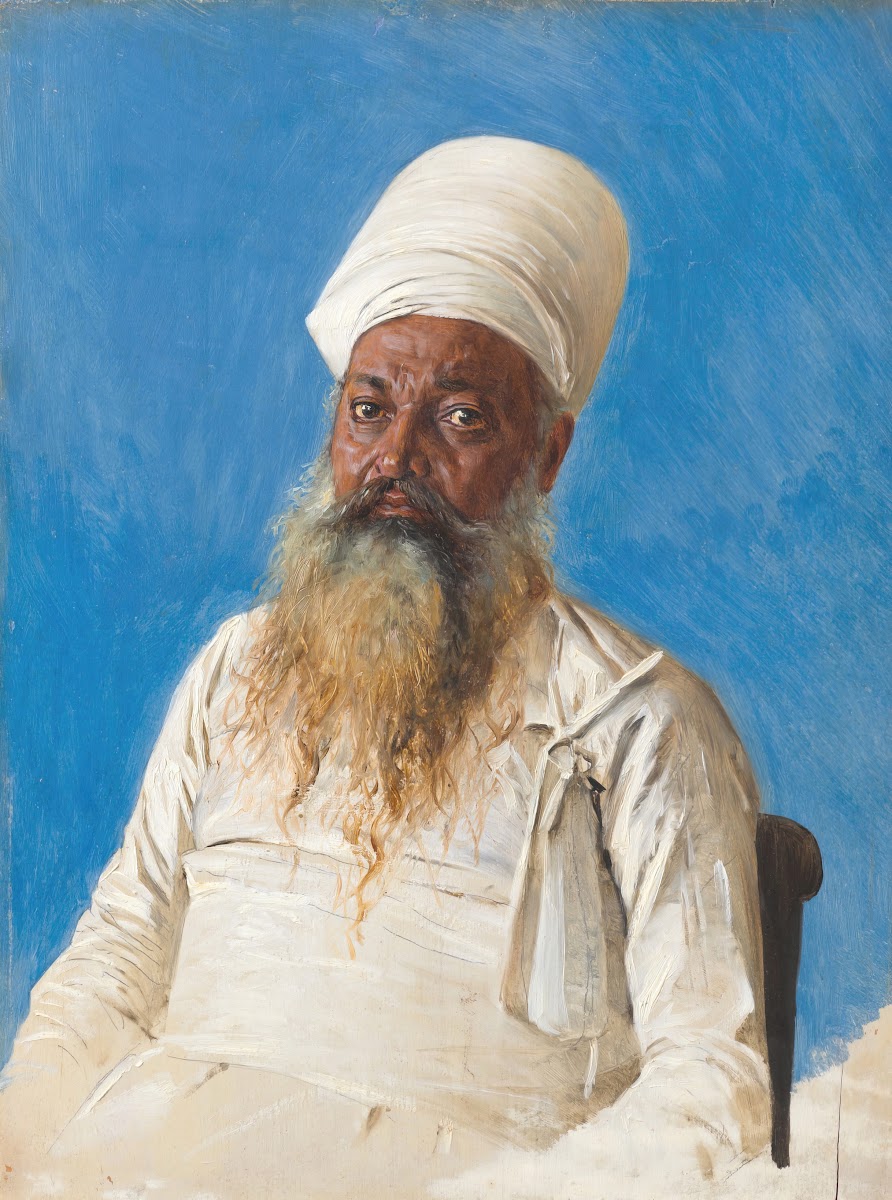 Parsi priest fire worshiper Bombay between 1874 and 1876