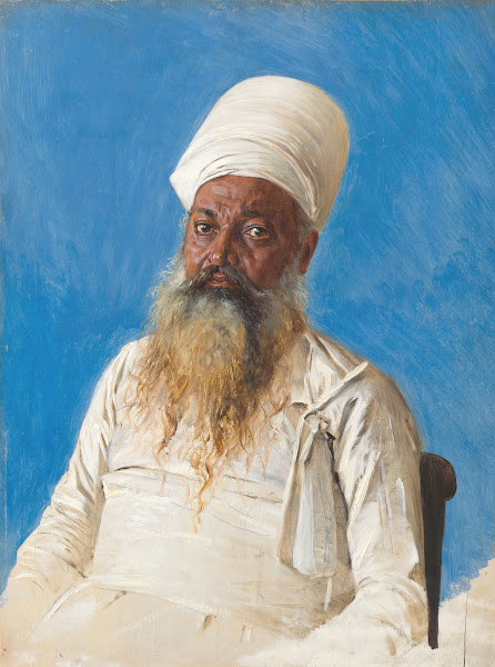 Parsi priest fire worshiper Bombay between 1874 and 1876