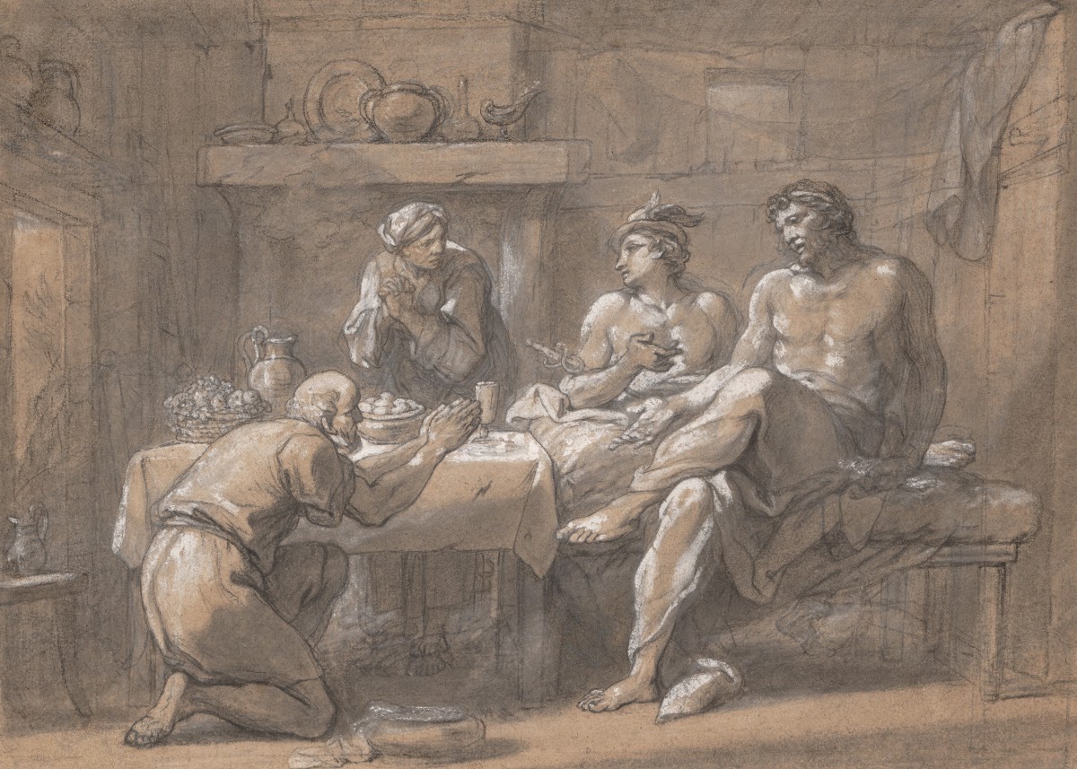Jupiter and Mercury in the House of Baucis and Philemon 18th century