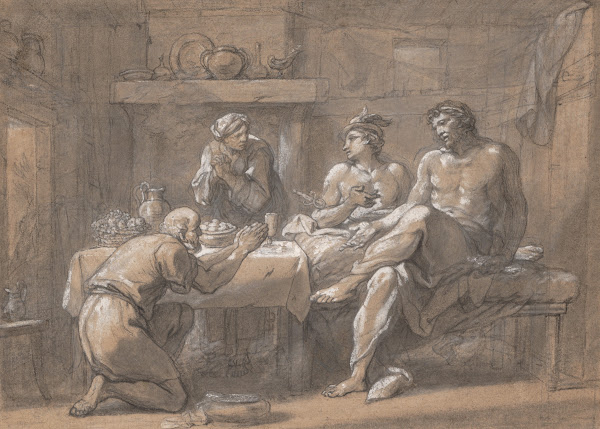 Jupiter and Mercury in the House of Baucis and Philemon 18th century
