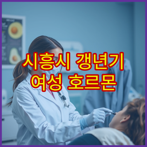 시흥시 갱년기 여성 호르몬 불균형 검사와 치료 상담 가능한 병원 안내