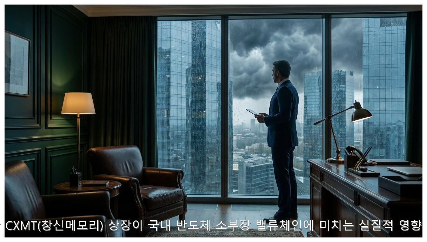 중국 CXMT(창신메모리) 상장이 국내 반도체 소부장 밸류체인에 미치는 실질적 영향 분석 핵심 안내 및 분석 인포그래픽 (2)