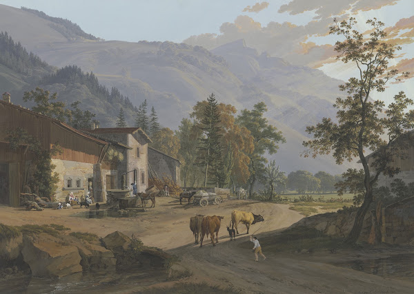 Vue du Brezon pris près de Bonneville 1806