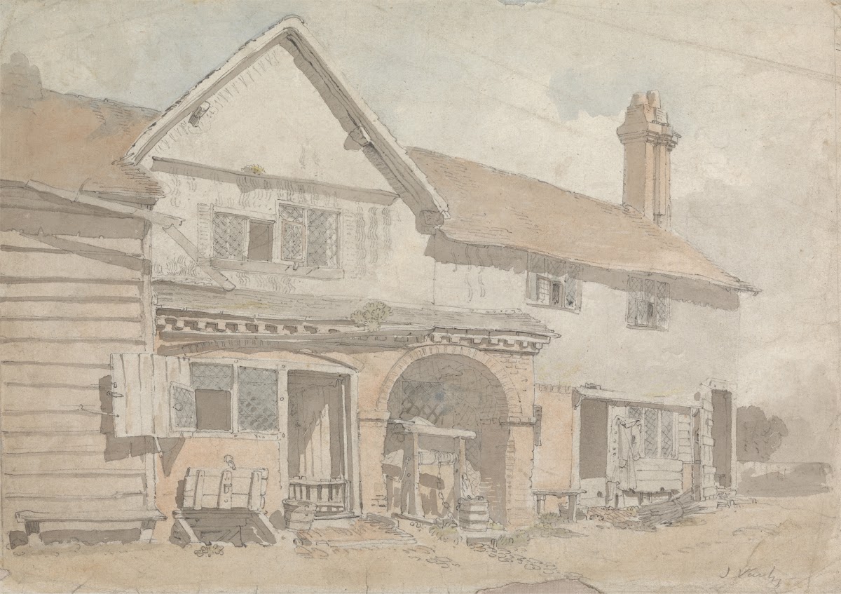 Farm House with a Well