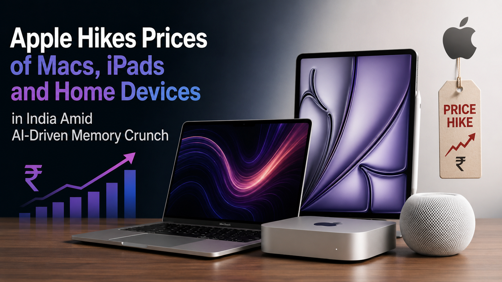 Apple Hikes Prices of Macs, iPads and Home Devices in India Amid AI-Driven Memory Crunch