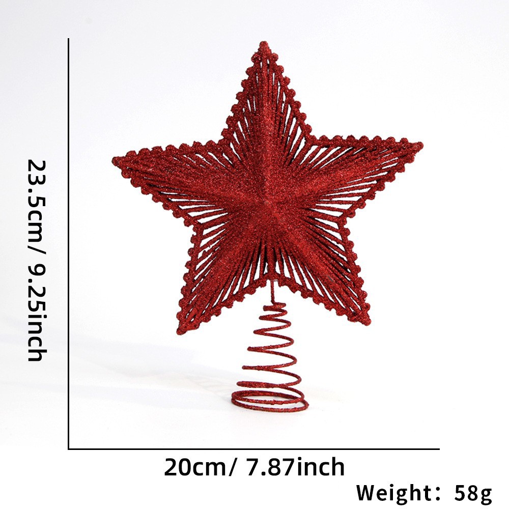 Weihnachtsbaum-Stern aus Metall