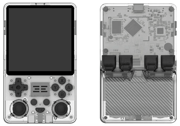 powkiddy rgb20sx transparent white