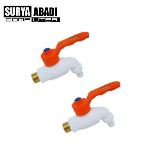 Kran PVC Jumbo Engkol 1|2