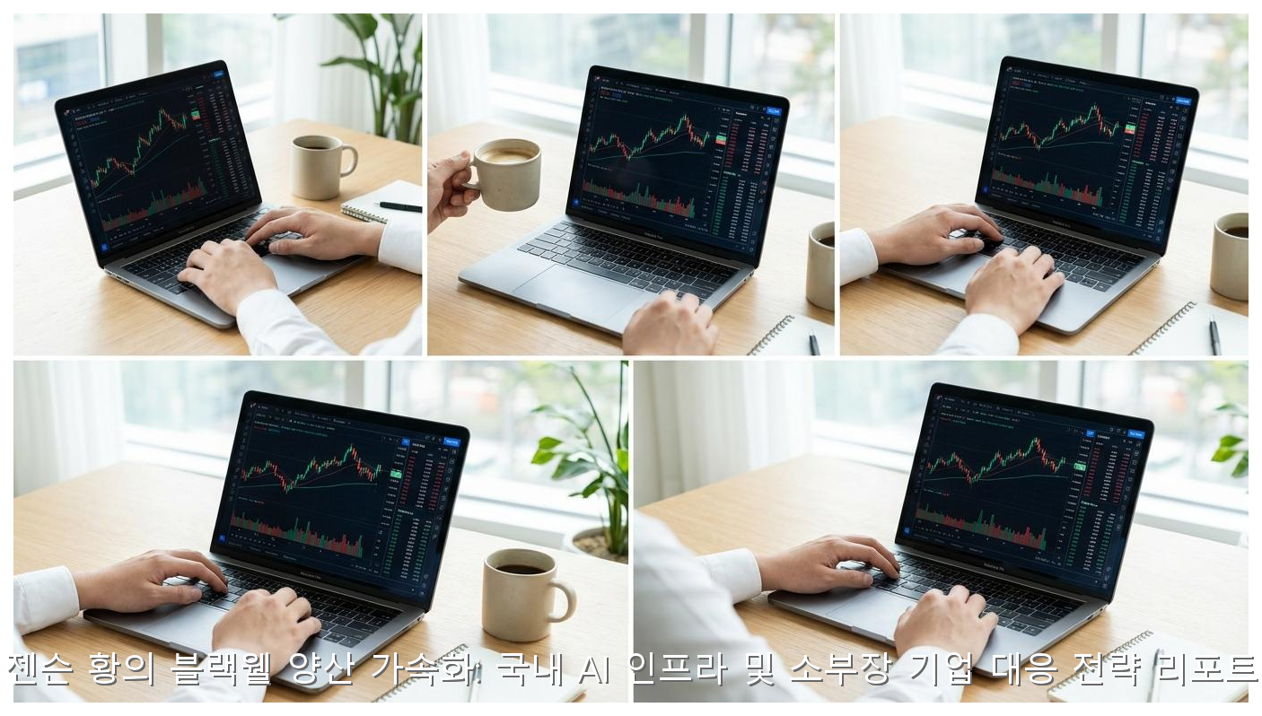 젠슨 황의 블랙웰 양산 가속화: 국내 AI 인프라 및 소부장 기업 대응 전략 리포트 핵심 안내 및 분석 인포그래픽 (8)