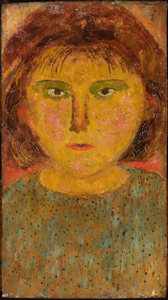Little girl with a fringe 1919