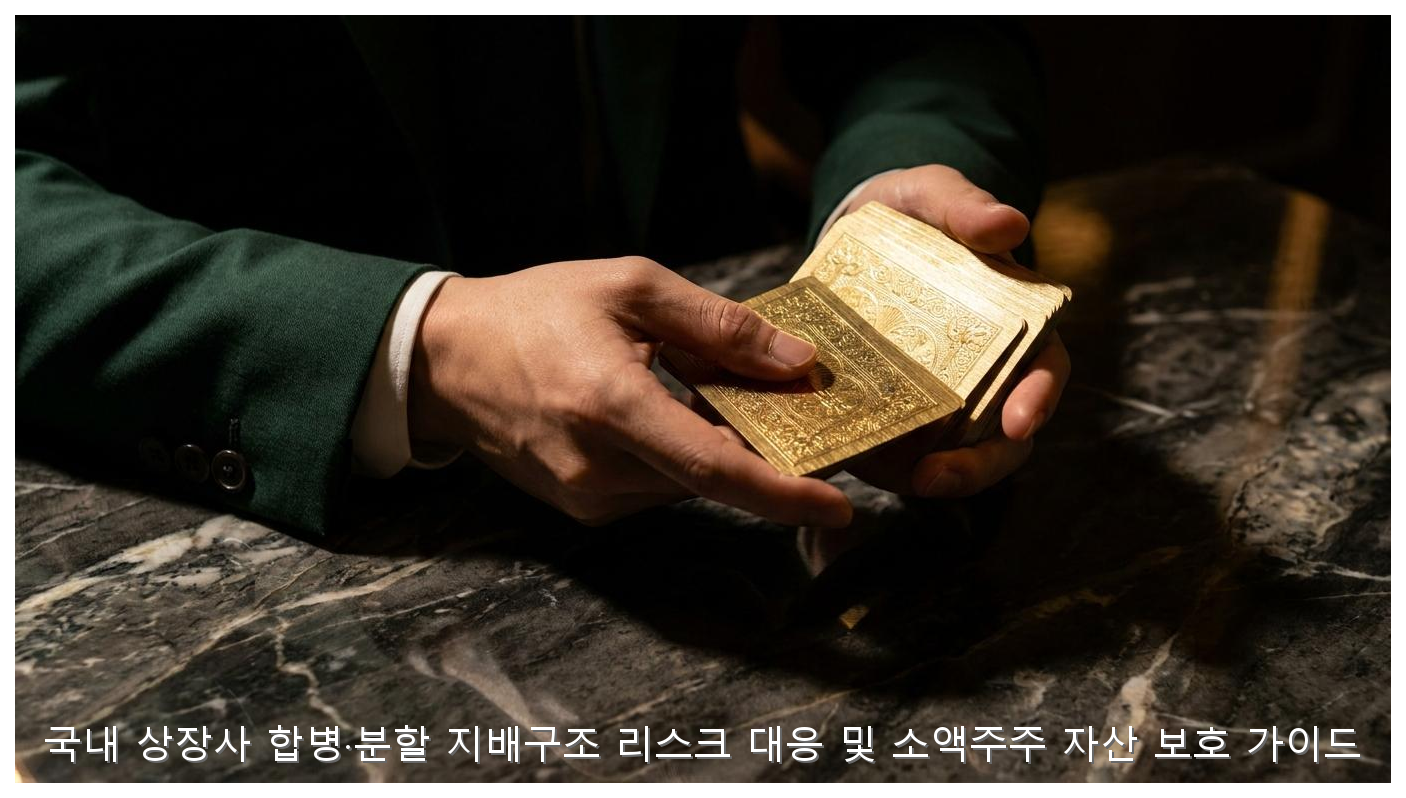 국내 상장사 합병·분할 지배구조 리스크 대응 및 소액주주 자산 보호 가이드 핵심 안내 및 분석 인포그래픽 (2)