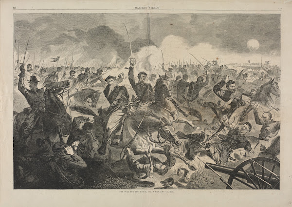 The War for the Union 1862  A Cavalry Charge 1862