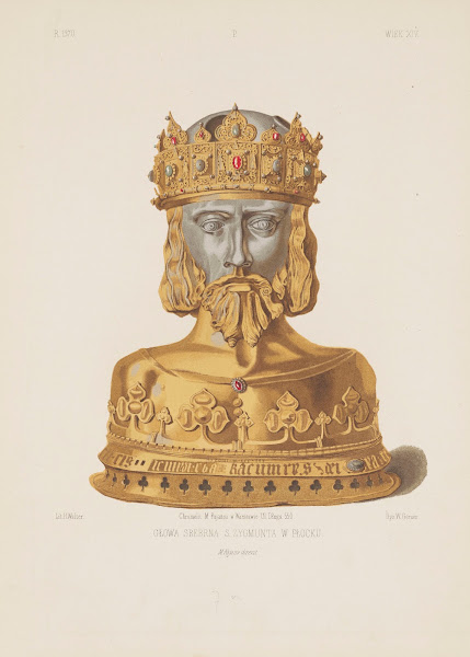 Silver Head Of St Sigismund In PłOck 1853 1855