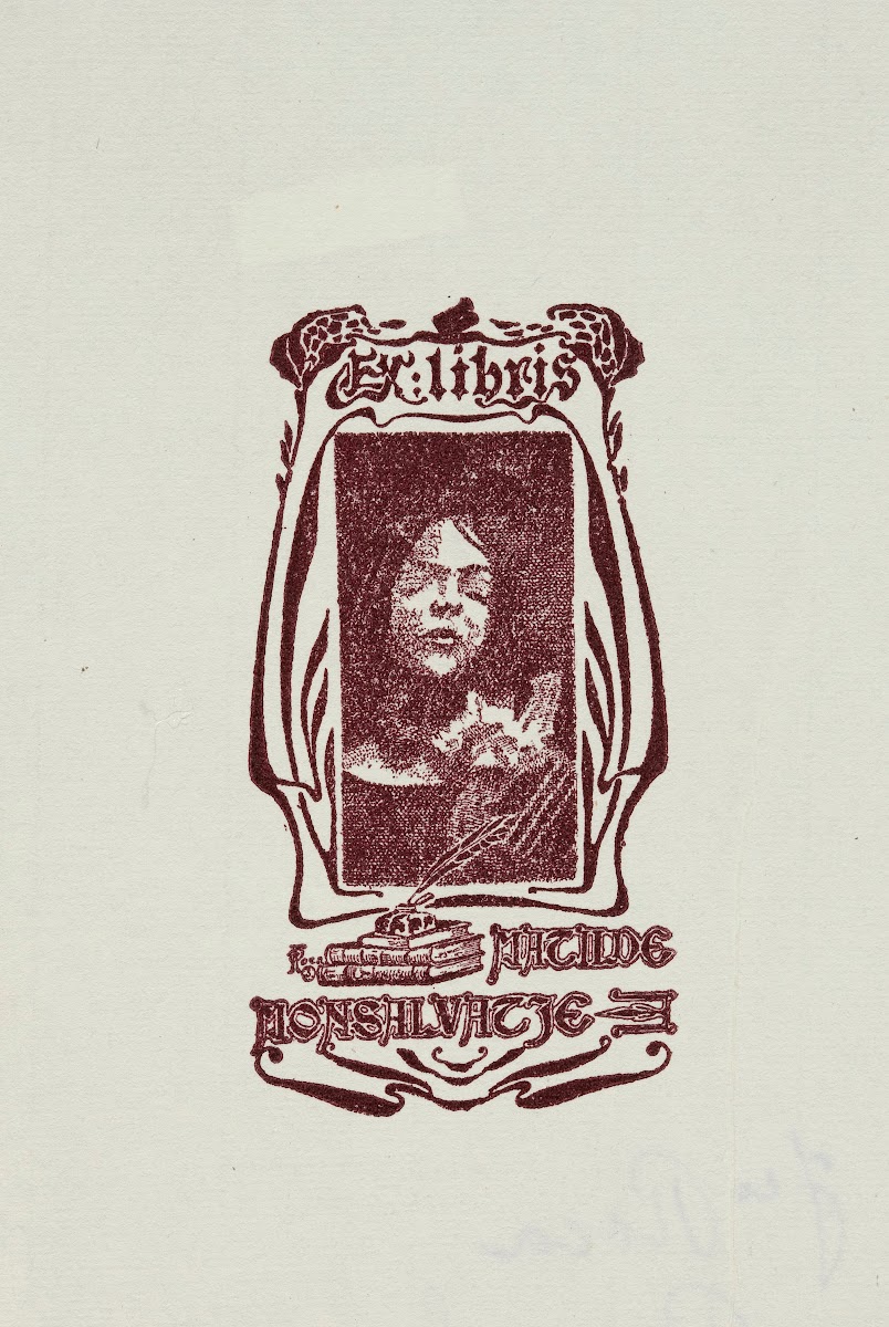 Bookplate of Matilde Monsalvatje after 1910