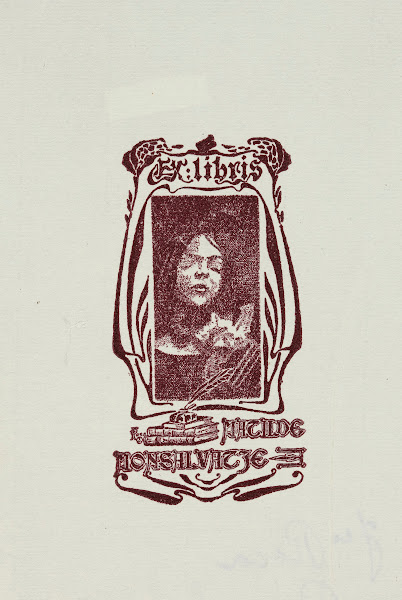 Bookplate of Matilde Monsalvatje after 1910