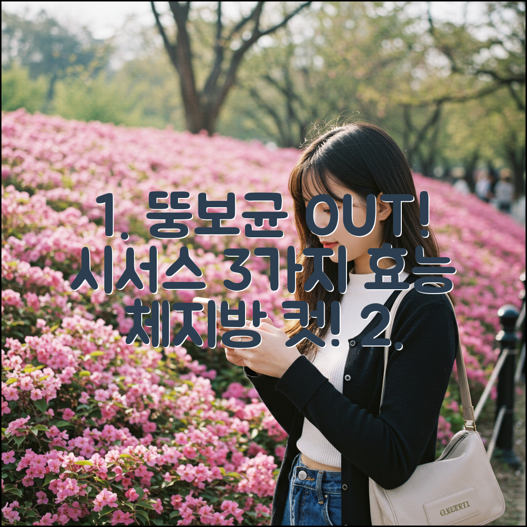 뚱보균 억제 3가지: 시서스 가루 효능