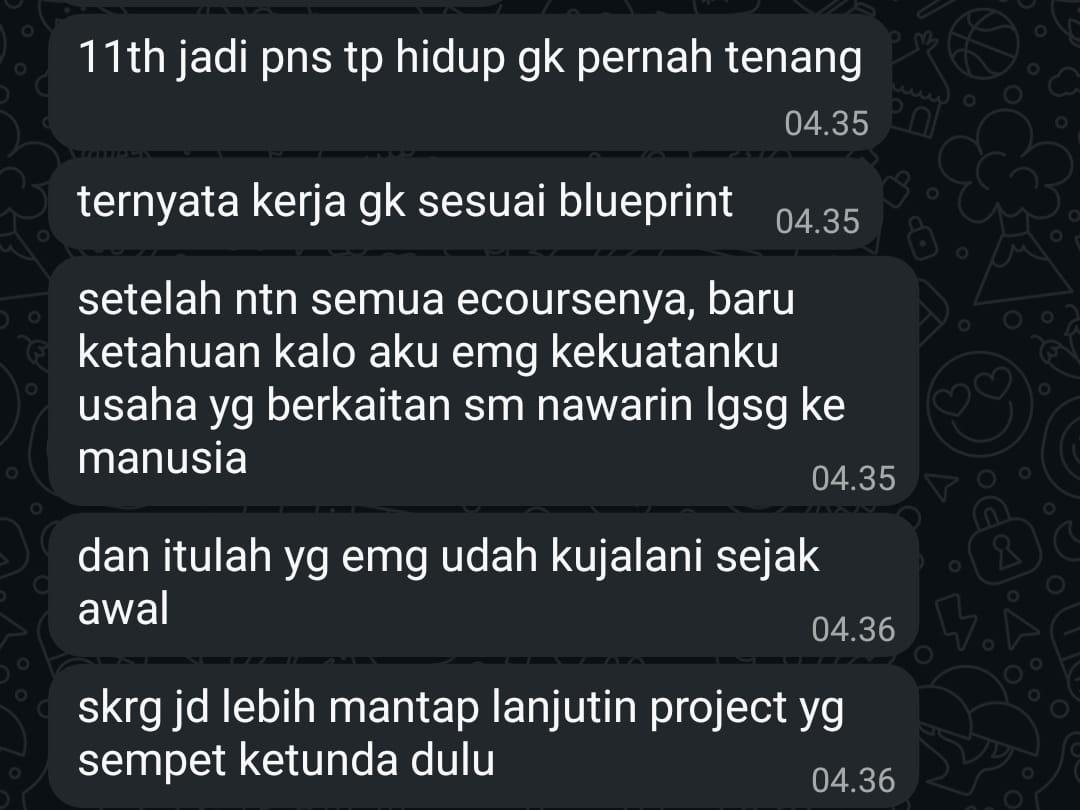 Bukti Testimoni 1