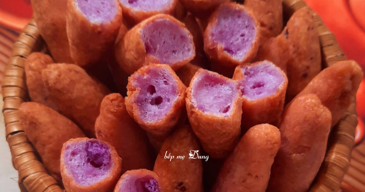 Bánh khoai mỡ chiên