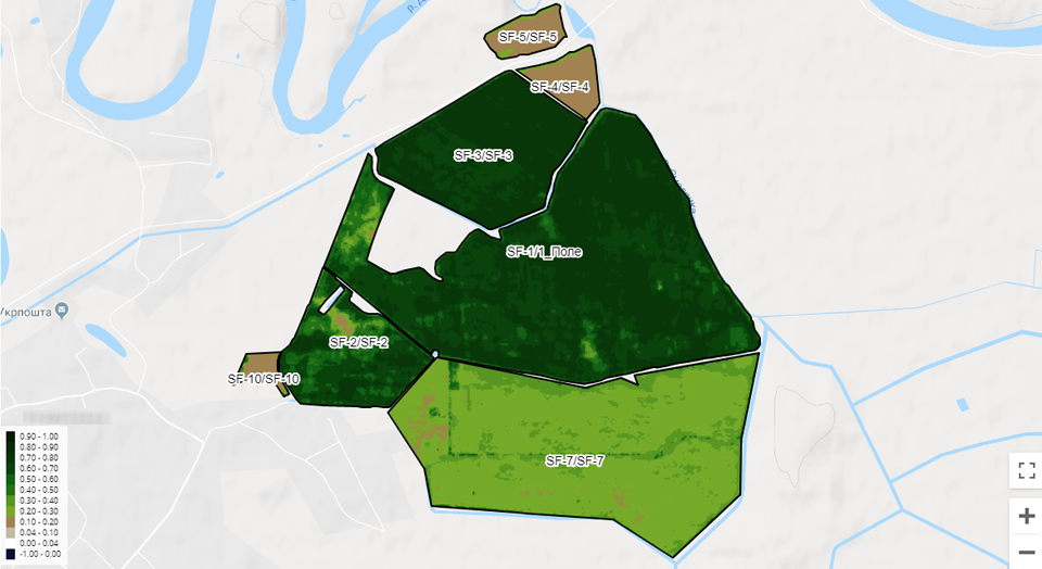 Monitoring Vegetation Indexes (NDVI) in Agriculture