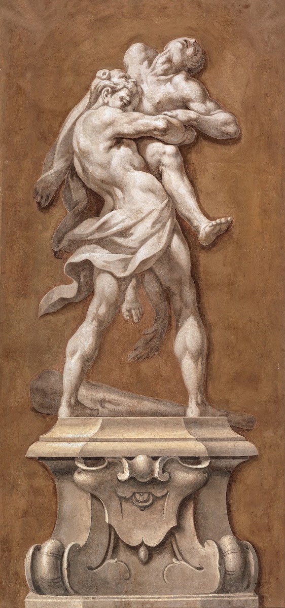 Hercules and Antaeus early 18th Century
