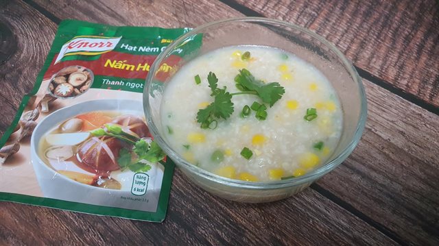 Cháo Bắp Yến Mạch