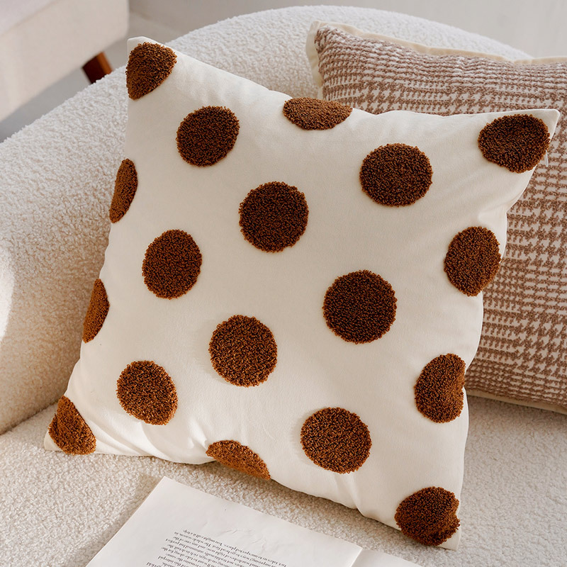 Decorative linen cushion, Nordic, striped