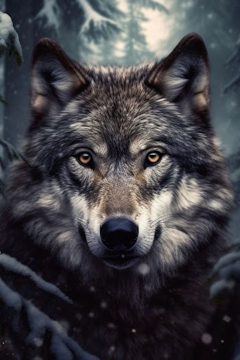 Wolf Face Picture