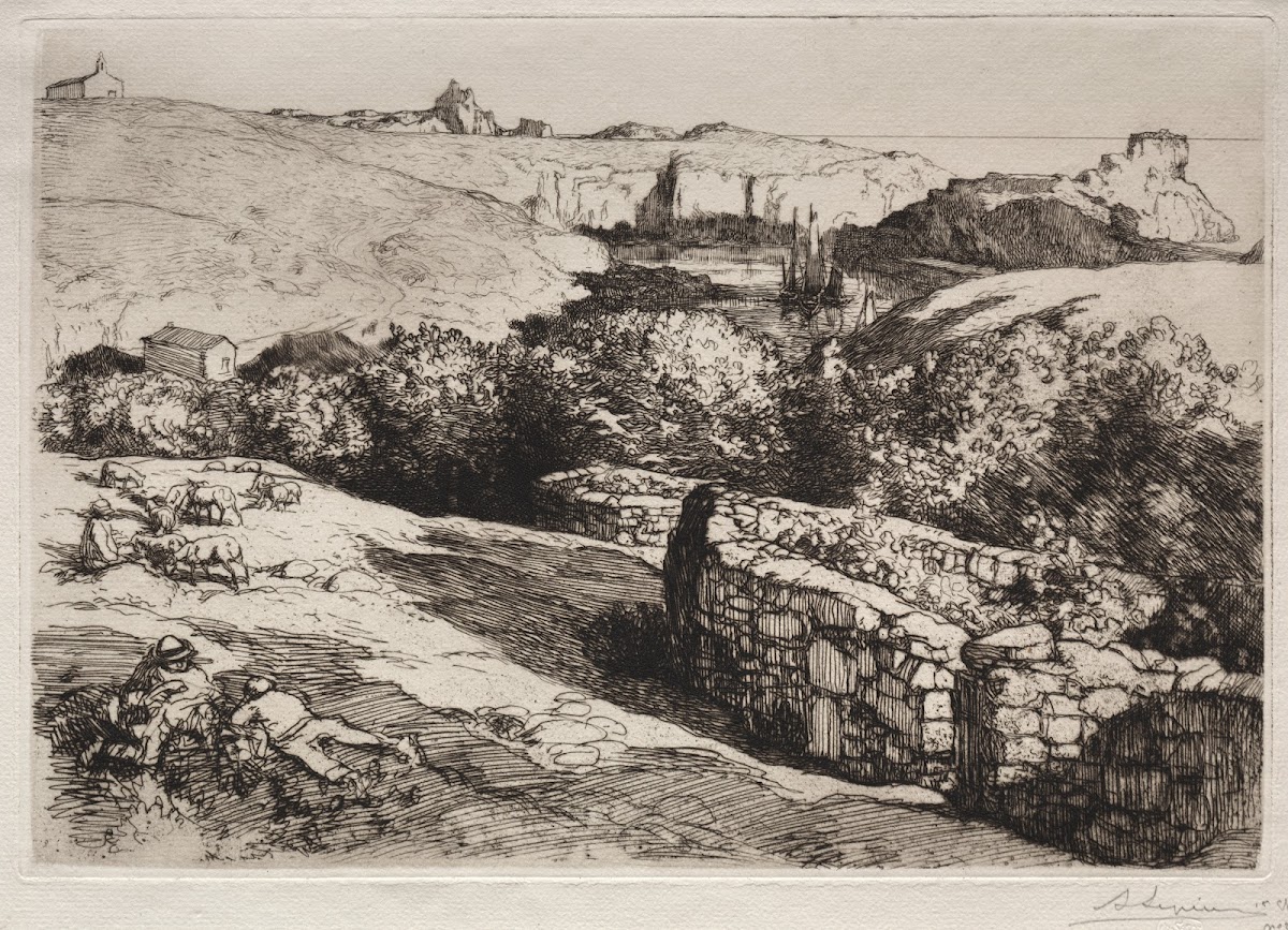 Vue du Port de la Meule 1907