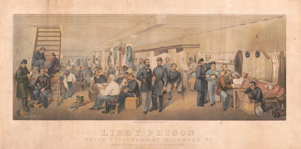 Libby Prison Union prisoners at Richmond Va 1863